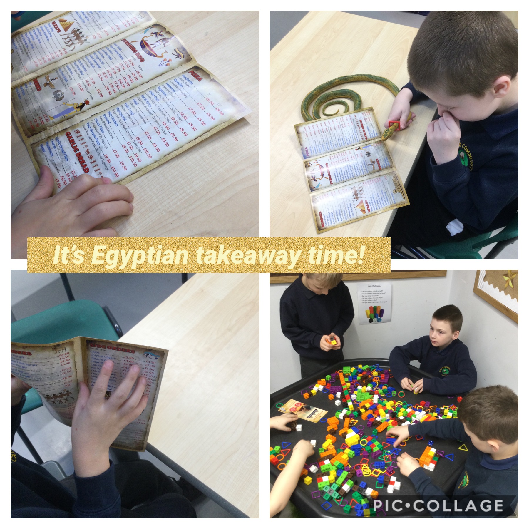 Image of Egyptian takeaway role play